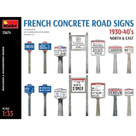 1/35 French Road Signs 1930- 1940 
