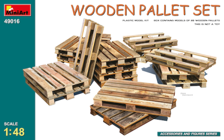 1/48 Holzpaletten Set (20 Stück)