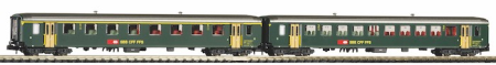 H0 2 SBB EW I Wagen A+ B grün neue Schrift Ep.IV/V