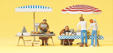 1:87  Marktstände, Fertigmodell