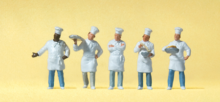 1:87  Köche am Buffet