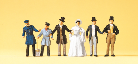 1:87  Lokführer,Heizer, Reisende