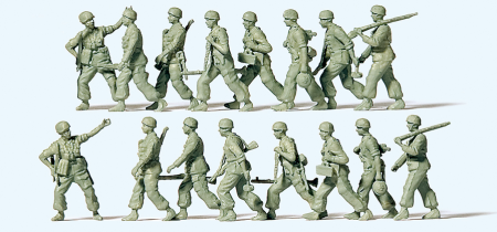 1:87  Fallschirmjäger im Marsch DR 1939–45, 16 Fig. unbem.