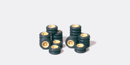 1:87  Räder-Set Zirkus Krone elfenbein