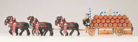 1:87  Brauereiwagen Löwenbräu sechsspannig