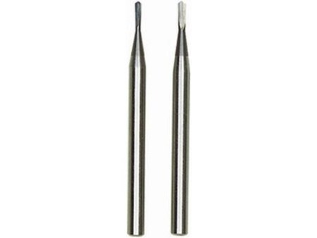 Hartmetall-Fräsbohrer, je 1 Stück 0.6 und 0.8 mm