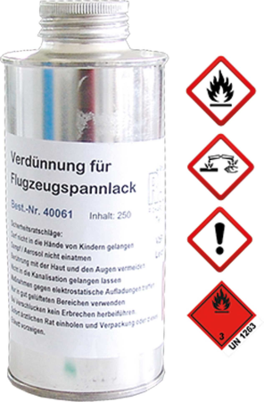Nitroverdünner für Spannlack  250ml  