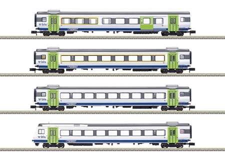 N Schnellzugwagen-Set "GOLDENPASSLINE"