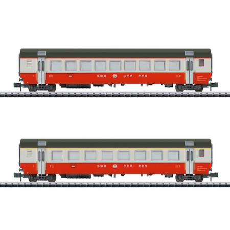 N  Schnellzugwagen Set "Swiss Express" Teil 2
