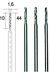 HSS Mikro-Spiralbohrer 1.6 mm   (3 Stk)