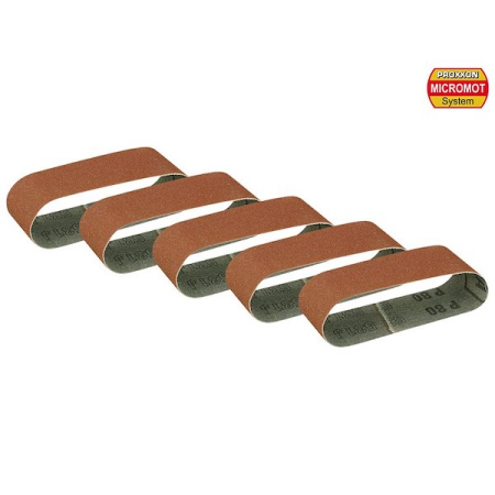 Schleifbänder für Blockbandschleifer BBS/S 5 Stk. Korn 240