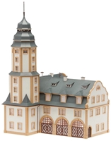 H0 Rathaus mit Feuerwache