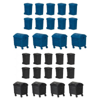 N M&amp;#252;lltonnen Set