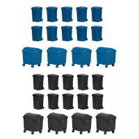 N M&amp;#252;lltonnen Set