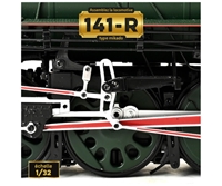1/32 Dampflok 141R mit Tender SNCF Mikdao 