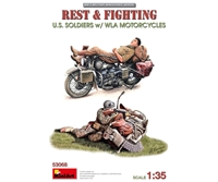 1/35 US Soldaen  w WLA Motorr&amp;#228;der