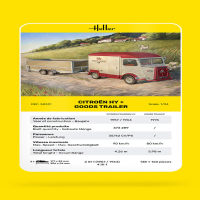 1/24 Citroen HY + Goods Trailer