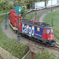 H0 SBB E-Lok CARGO 610 487-1 Langenthal, Ep V, DCS/ACS