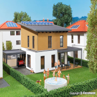 H0 Kubushaus Saskia mit Carport