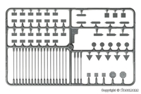 H0 Deko-Set Strassenschilder Bausatz