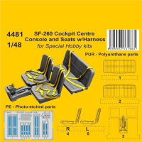 1/48 SF 260 Cockpit Centre Console
