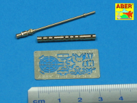 1/16 Turned barrel for German machine gun MG34
