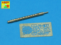 1/16 Turned barrel for German machine gun MG34