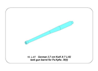 1/16 German 3,7 cm KwK A 7 L/42 tank gun barrel for Pz.Kpfw.(38)