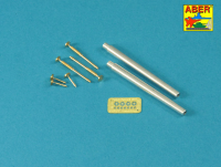 1/35 Barrels for British WWI Tank Mk.I Male - 6 pdr.  gun x 2 &amp;amp; 8mm Hotchkiss m.1909 x 3