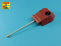 1/35 7,5 cm  barrel  with muzzle brake for Panther Ausf.A