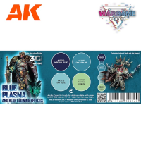 WARGAME COLOR SET. Blue Plasma