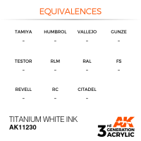 Titanium White INK 17ml
