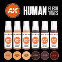 HUMAN FLESH TONES  Set