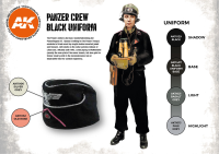 PANZER CREW BLACK UNIFORMS SET 3G