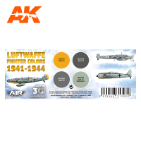 Luftwaffe Fighter Colors 1941-1944 SET 3G