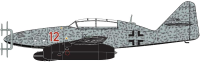 1/72 Messerschmitt Me262-B1a