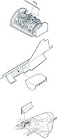 Nieten rund cal. 0,8 mm, 60 St. mit Bohrer 0,5 mm