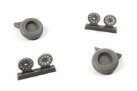 Nieten rund cal. 0,8 mm, 60 St. mit Bohrer 0,5 mm