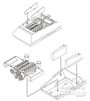 Nieten rund cal. 0,8 mm, 60 St. mit Bohrer 0,5 mm