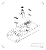 Nieten rund cal. 0,8 mm, 60 St. mit Bohrer 0,5 mm