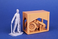 1/48 RAF Mechanic with Accumulator Trolley