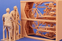 1/48 Wehrmacht Soldiers with Military Bicycles 