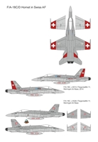 1/144 Decal F/A 18 C/D Swiss 