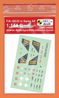 1/144 Decal F/A 18 C/D Swiss 
