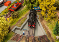 H0 Segment-Drehscheibe mit Servo