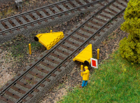 H0 2 Klapp-Prellböcke