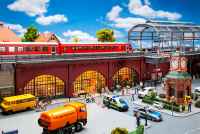 H0 Arkaden mit Gesch&amp;#228;ften und Inneneinrichtungen