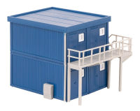 H0 4 Baucontainer, blau
