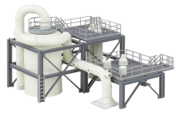 H0 Apparategerüst mit Rohrleitung