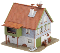 H0 Haus mit Storchennest